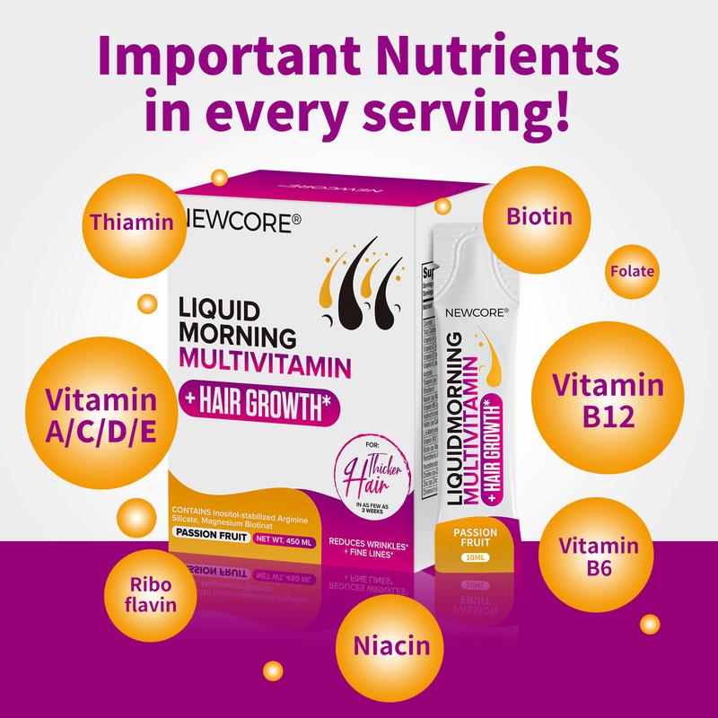 Liquid Morning Hair Growth Multivitamin