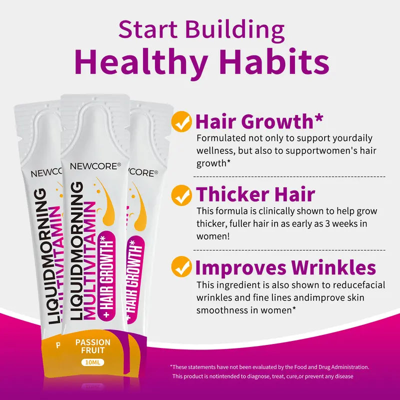 Liquid Morning Hair Growth Multivitamin